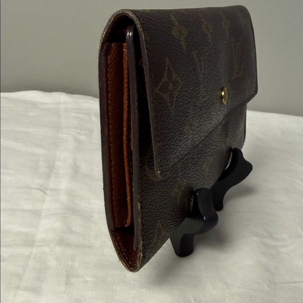 Louis Vuitton Monogram Sarah Wallet Long Flap Brown FL1002 - Picture 4 of 11